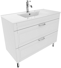 Iddis Тумба под раковину Oxford 100 белая – фотография-1